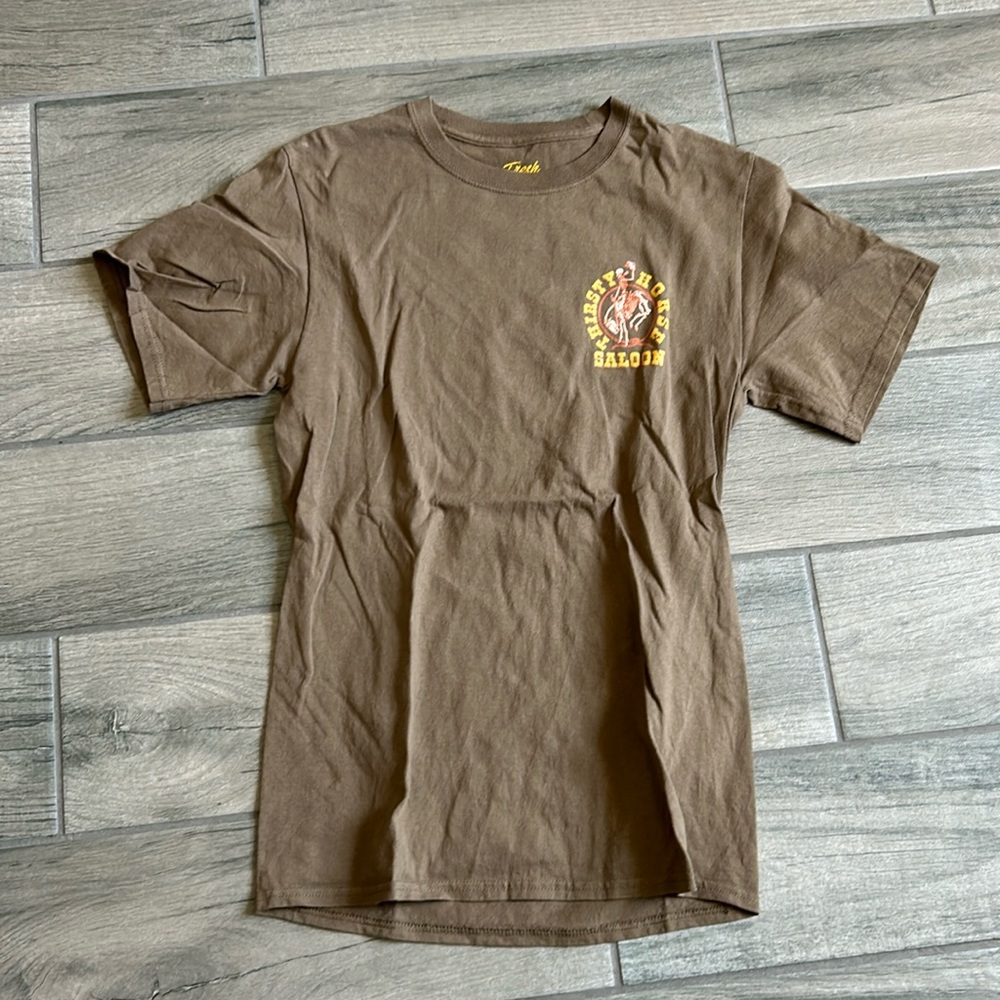 Fresh vibes thirsty horse saloon tshirt